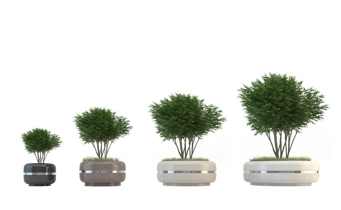 Jardinera TIMELESS de hormigón en distintos tamaños