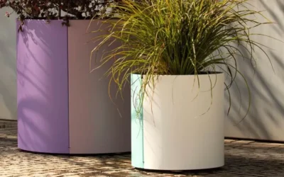 Jardineras urbanas de acero
