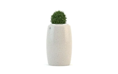 Jardineras urbanas cilíndricas