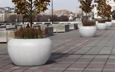 Jardinera de hormigón de calidad